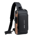 Desinger Multifunction Anti-theft USB Shoulder Crossbody Bag Travel Sling Pack Messenger Pack Chest Bag Male Luxury Brand Men