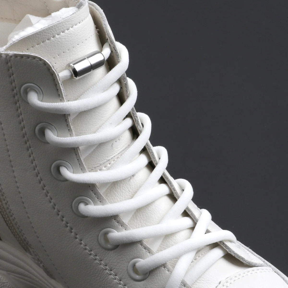 1pair Laces Closure, Metal Capsules,  Metal Capsule Lock, Lazy Metal Capsule Laces, Capsule Closure, Lazy Shoelaces for Trainers